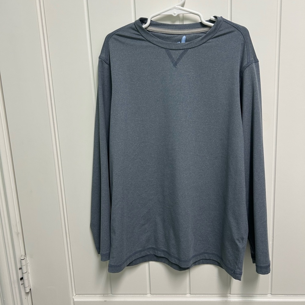 johnnie-O Long Sleeve Performance Tee - Gray